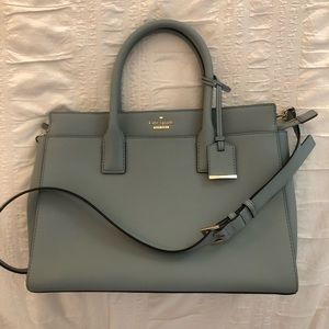 Kate Spade baby blue satchel